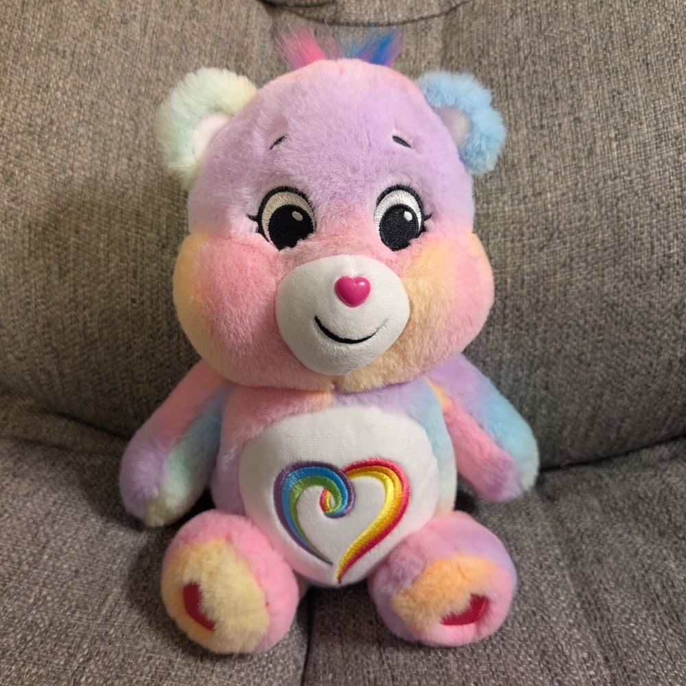 Care Bear 14" Togetherness Bear Plush, EUC